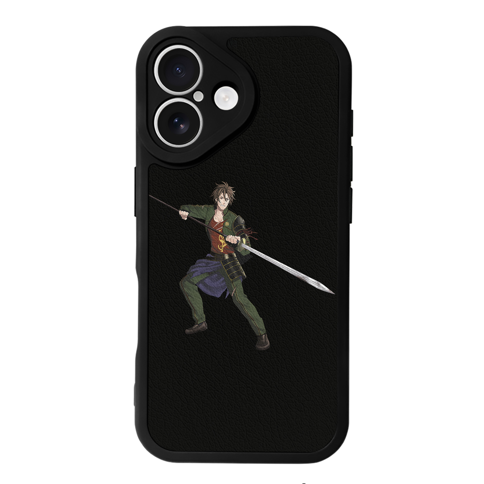 （画像用） 刀剣乱舞 Touken Ranbu 【iPhone 16シリーズ対応】シリコンスマホケース（レザー調） 材質：シリコン